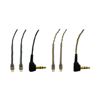 Vision Ears fülhallgató kábel (átlátszó, fekete)