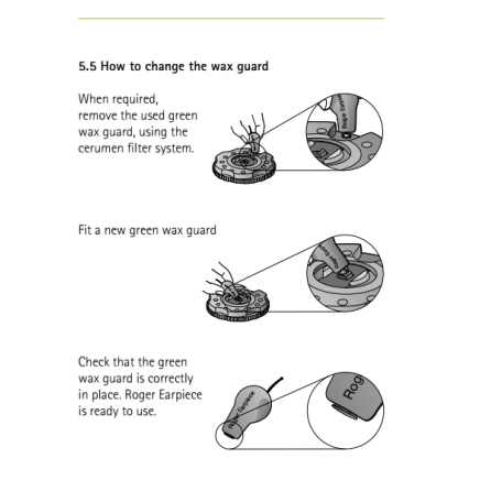 Phonak - Roger™ Cerumex Filter (Wax Guard) 