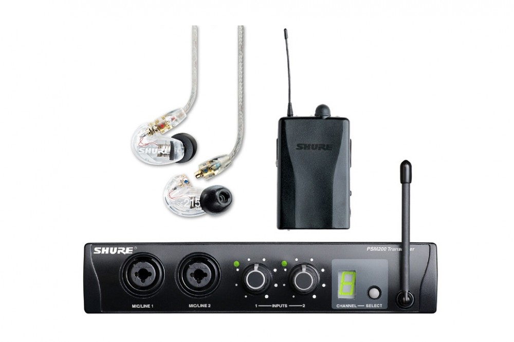 Shure PSM200 fülmonitor szett