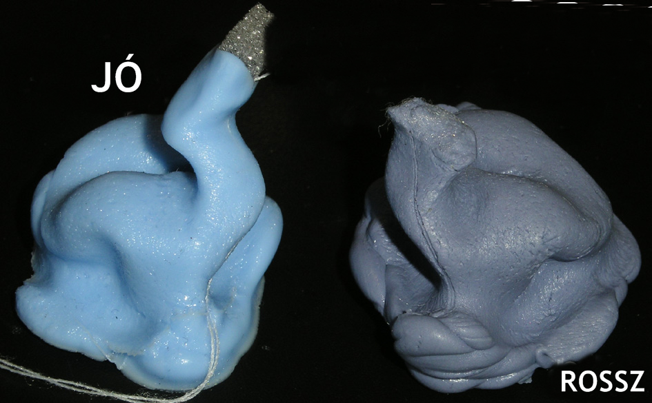 Helyes f&uuml;llenyomat